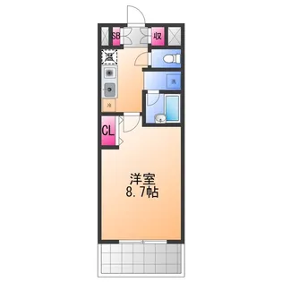 グランドゥール高師浜【3階】の間取り