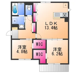 Lien Fort【1階】の間取り