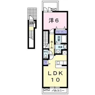 ジェミニ・カストル【2階】の間取り
