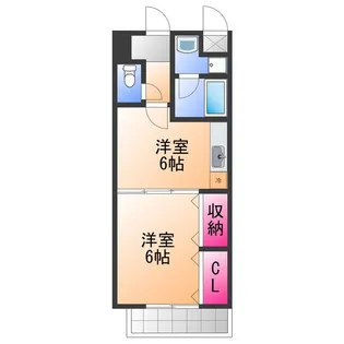 ハニーエストゥディオ【3階】の間取り