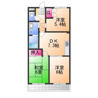 グランエクセル和泉【3階】の間取り