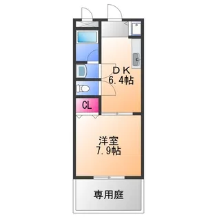 ハーブプラザ和泉鳥取Ⅲ番館【1階】の間取り