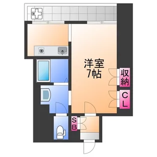 シルクルーム7番館【5階】の間取り