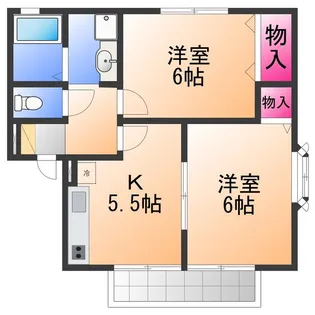 アークA棟【1階】の間取り