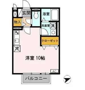 コゥジィーコート Ⅰ【2階】の間取り