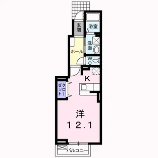 パンプキンキャッスル【1階】の間取り