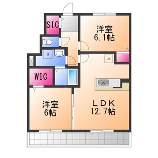 サンプリエ【1階】の間取り