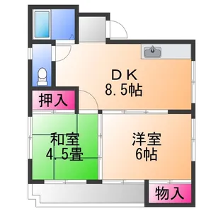 JSC高石【5階】の間取り