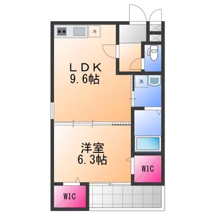 フジパレス 鶴原 【1階】の間取り