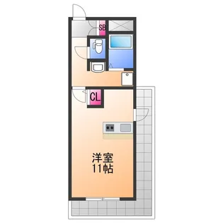 イズミ82【9階】の間取り