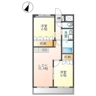 アシューレ【1階】の間取り