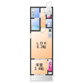 (仮称)ジーメゾン春木旭町【2階】の間取り