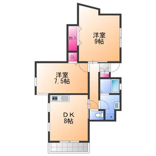 アビテ羽衣【2階】の間取り