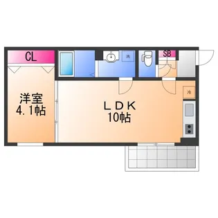 F+style浜寺石津町西1号館【1階】の間取り
