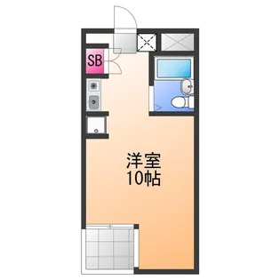 シャンソニエパレス【1階】の間取り