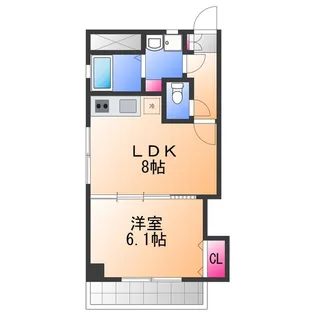 エフォールヒロⅡ【2階】の間取り