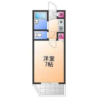 ロジュマン海塚Ⅱ【4階】の間取り