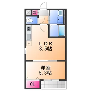 ALEGRIA泉佐野Ⅱ【1階】の間取り