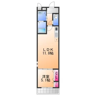 フジパレス 鶴原 【1階】の間取り