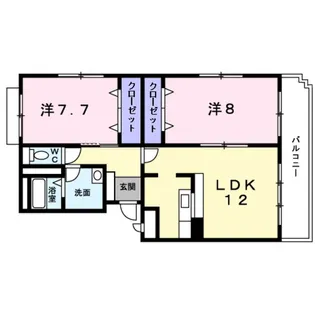フォレスタフィウ−メ【3階】の間取り