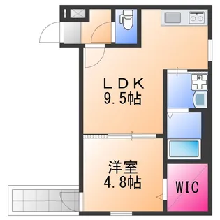 フジパレス和泉大宮【1階】の間取り