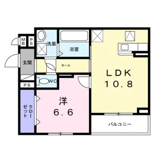 ルヴァンソレイユ【2階】の間取り