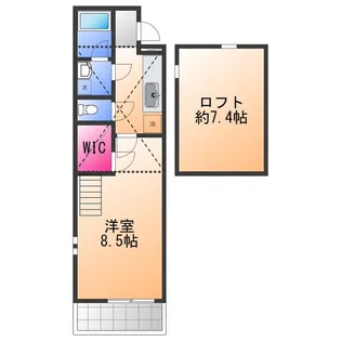 フジパレス 黒土【2階】の間取り