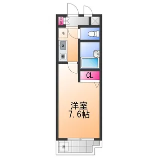 ベルデ堺東【4階】の間取り
