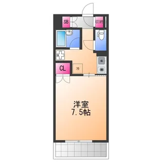 セジュールりんくう【5階】の間取り