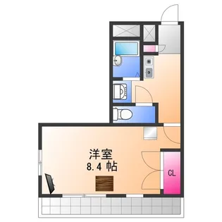 レオパレスクリスタルⅡ【1階】の間取り