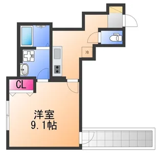 ユウパレス池上【3階】の間取り