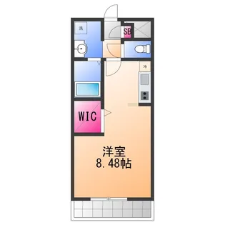 アンプルール 光明池【2階】の間取り