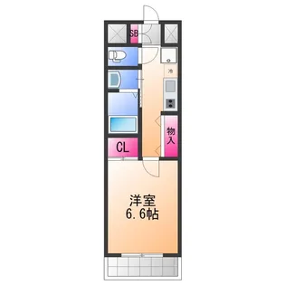 a la mode Hineno【5階】の間取り