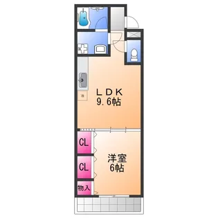 コリーヌ池上【1階】の間取り