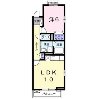 ブリーゼ・F Ⅱ【2階】の間取り