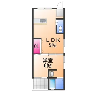 羽衣グリーンハイツ【1階】の間取り