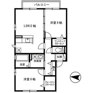 ヴューコート【2階】の間取り