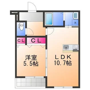 サンライズ松原【2階】の間取り