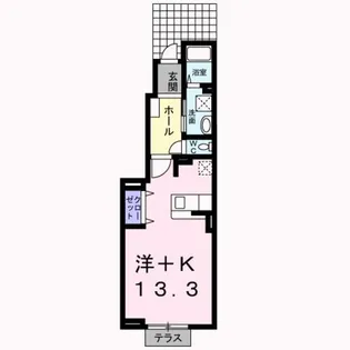 シーサイドナカノ【1階】の間取り