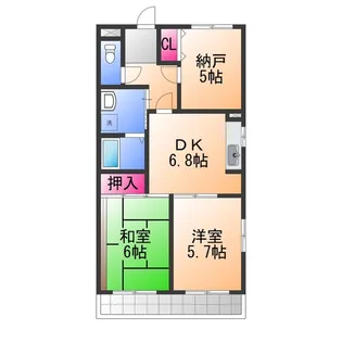 プリモディーネ高石【3階】の間取り