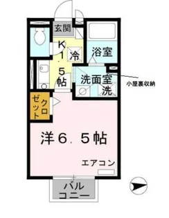 フローラ岡本 B棟【2階】の間取り