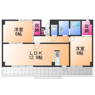 クレールI・K【2階】の間取り