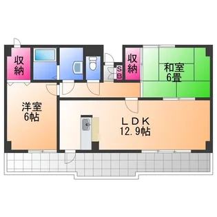 クレールI・K【2階】の間取り