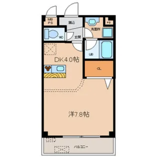 Primo鳳【4階】の間取り