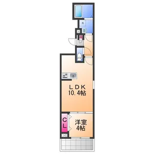 (仮称)ジーメゾン岸和田グランシア【1階】の間取り