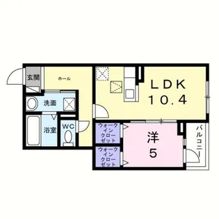 ヒカルサ岸和田畑町【1階】の間取り
