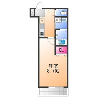 フジパレス助松町Ⅰ番館【2階】の間取り