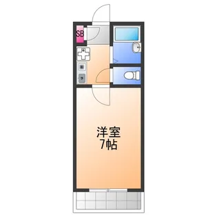 カーサミガタ【1階】の間取り