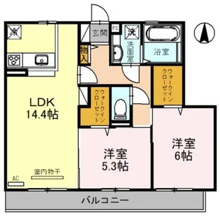 Legato【2階】の間取り