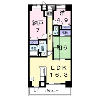 セントレジデンス【9階】の間取り